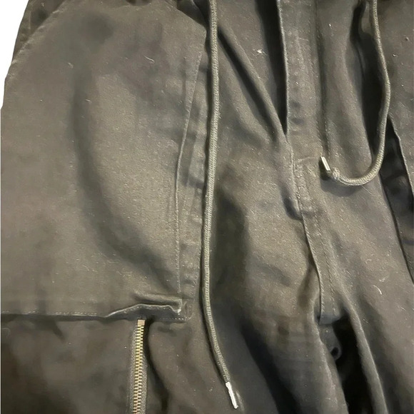 Angel designed in Los Angeles Black Joggers with zippered front - Picture 3 of 4